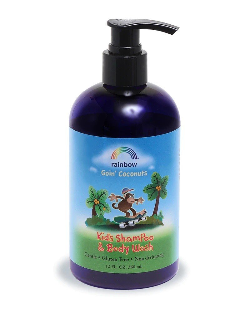 Rainbow Research Kids Shampoo Body Wash Goin&#39; Coconuts 12 oz Liquid