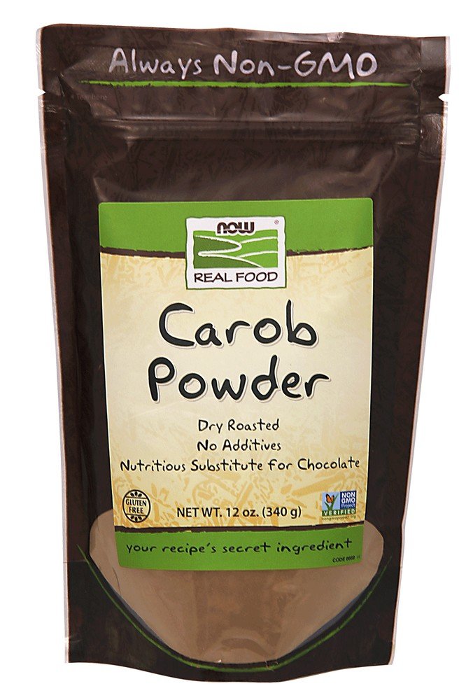 Now Foods Carob Powder Dry Roasted 12 oz Powder