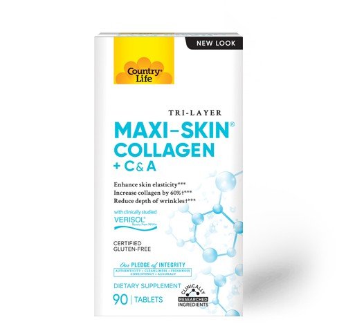 Country Life Maxi-Skin Collagen + C&amp;A 90 Tablet