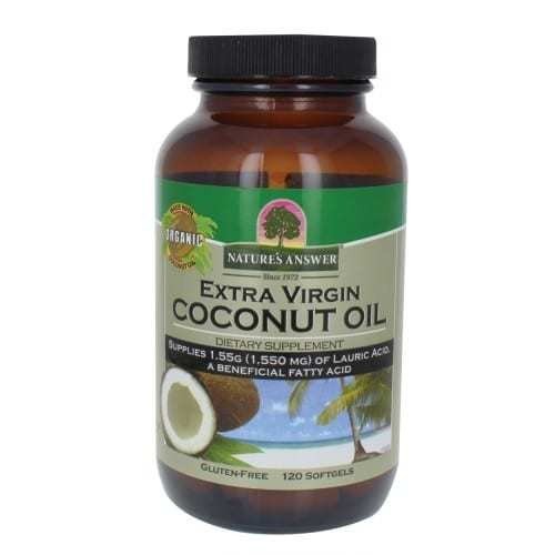 Nature's Answer Organic Virgin Coconut Oil 120 Softgel