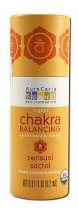Aura Cacia Chakra Balancing Aromatherapy Roll On Sensual Sacral 0.31 Roll-on