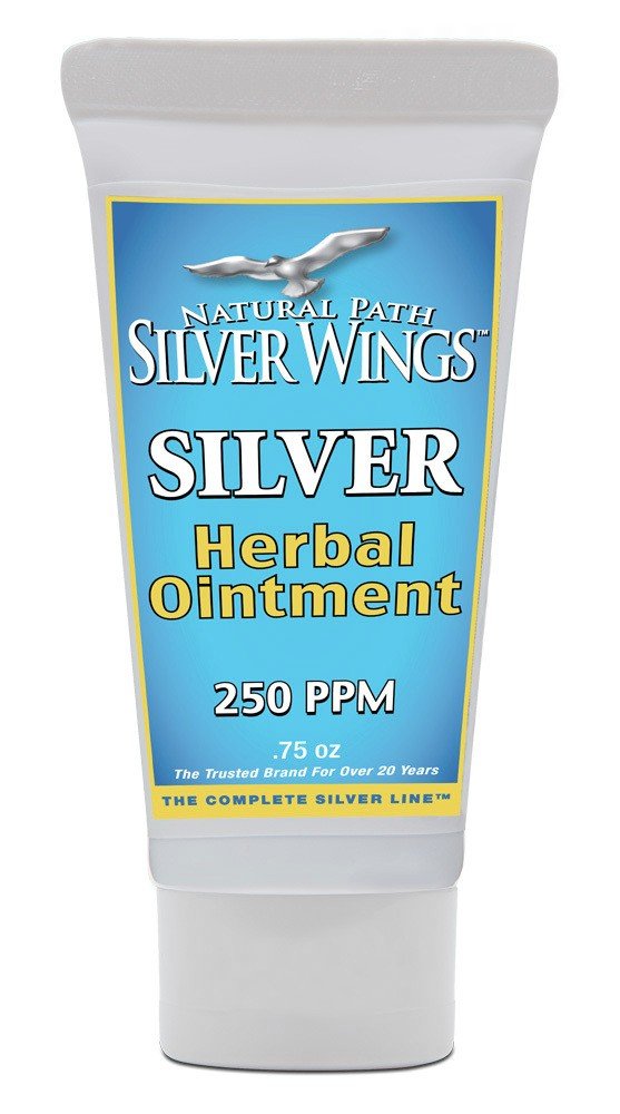Natural Path Silver Wings Silver Herbal Ointment 0.75  oz Tube