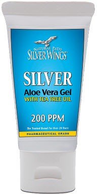 Natural Path Silver Wings Silver Aloe Gel with Tea Oil 0.75  oz Tube