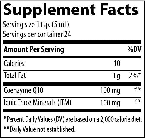 Trace Minerals Liquid CoQ10-100 mg 4 oz Liquid