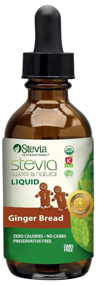 Stevia International Liquid Stevia Ginger Bread 1 fl oz Liquid