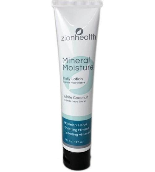 Zion Health Adama Moisture Intense Lotion White Coconut 4 oz Tube