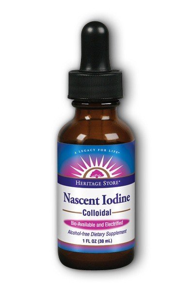 Heritage Store Nascent Colloidal Iodine 1 oz Liquid