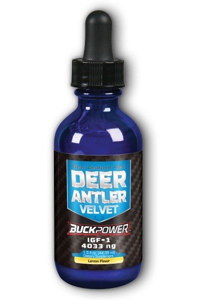 Natural Sport Deer Antler Velvet -Lemon 1.5 oz Liquid