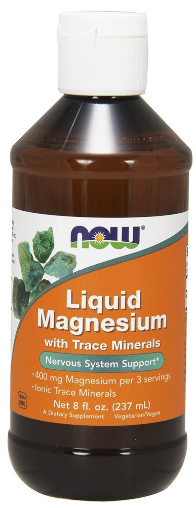 Now Foods Liquid Magnesium with Trace Minerals 8 fl oz Liquid