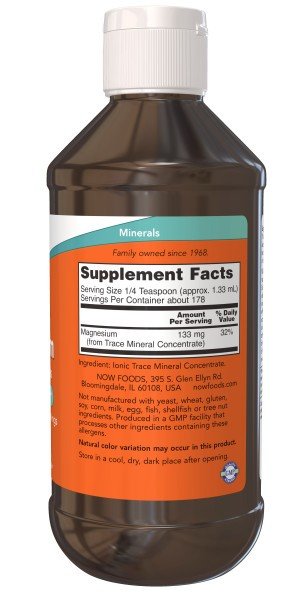 Now Foods Liquid Magnesium with Trace Minerals 8 fl oz Liquid