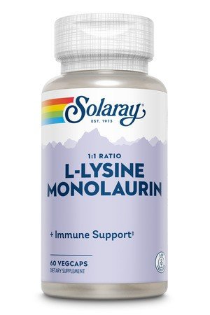 Solaray L-Lysine Monolaurin 1:1 Ratio 60 VegCap