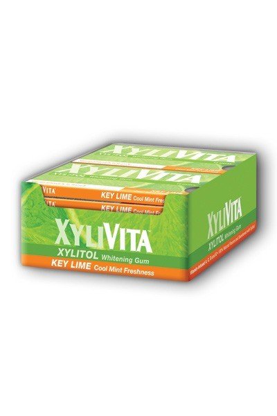 Xylivita Whitening Gum Key Lime Box 12 packs Box