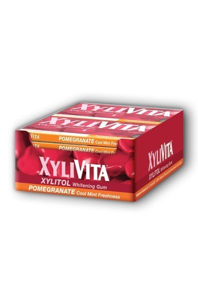 Xylivita Whitening Gum Pomegranate Box 12 Packs Box