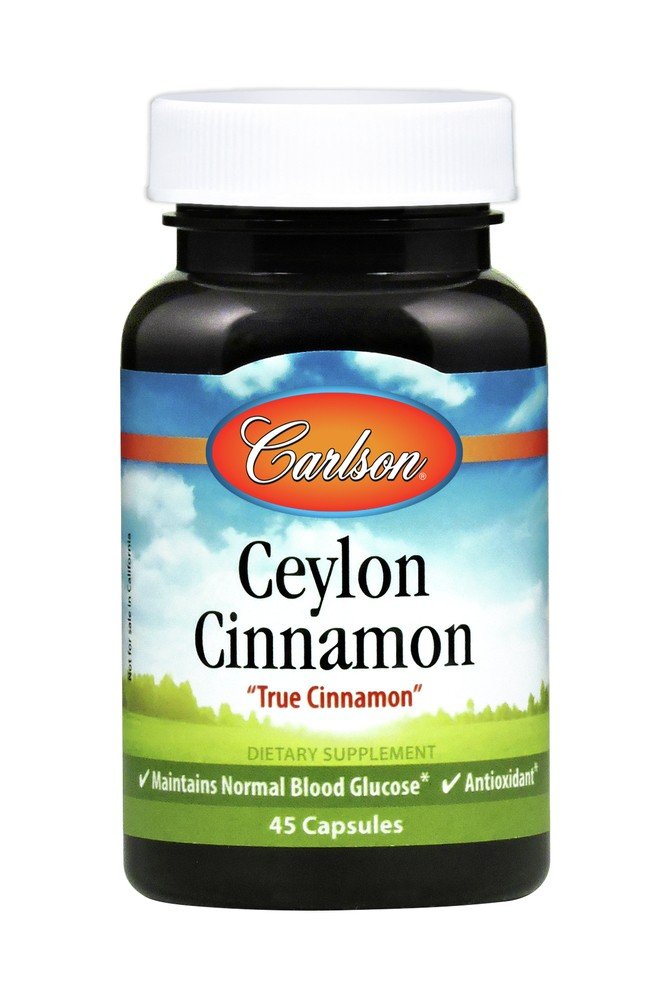 Carlson Laboratories Ceylon Cinnamon 45 Capsule