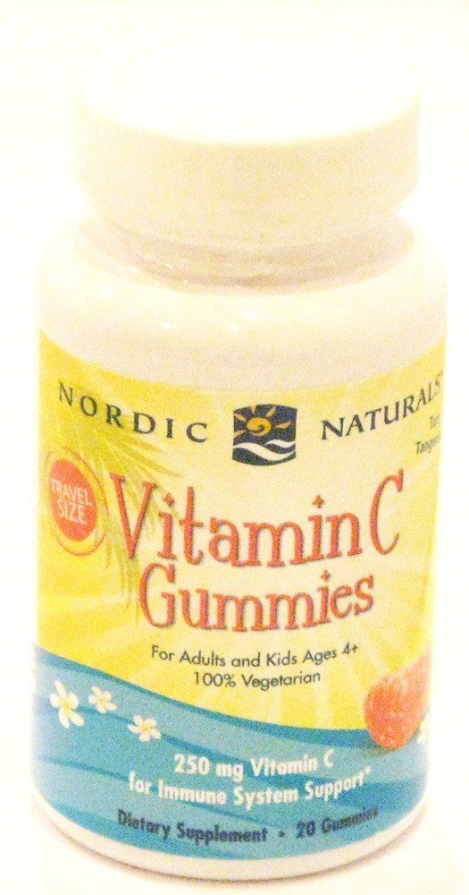 Nordic Naturals Vitamin C Gummies Travel Size 20 Gummy