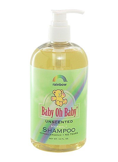 Rainbow Research Baby Oh Baby Shampoo Unscented 16 oz Liquid