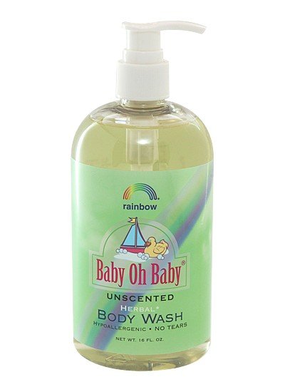 Rainbow Research Baby Oh Baby Body Wash Unscented 16 oz Liquid