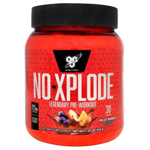 BSN N.O. Explode Fruit Punch 30 Servings 1.22 lb Powder