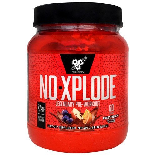 BSN N.O. Explode Fruit Punch 60 Servings 2.45 lb Powder