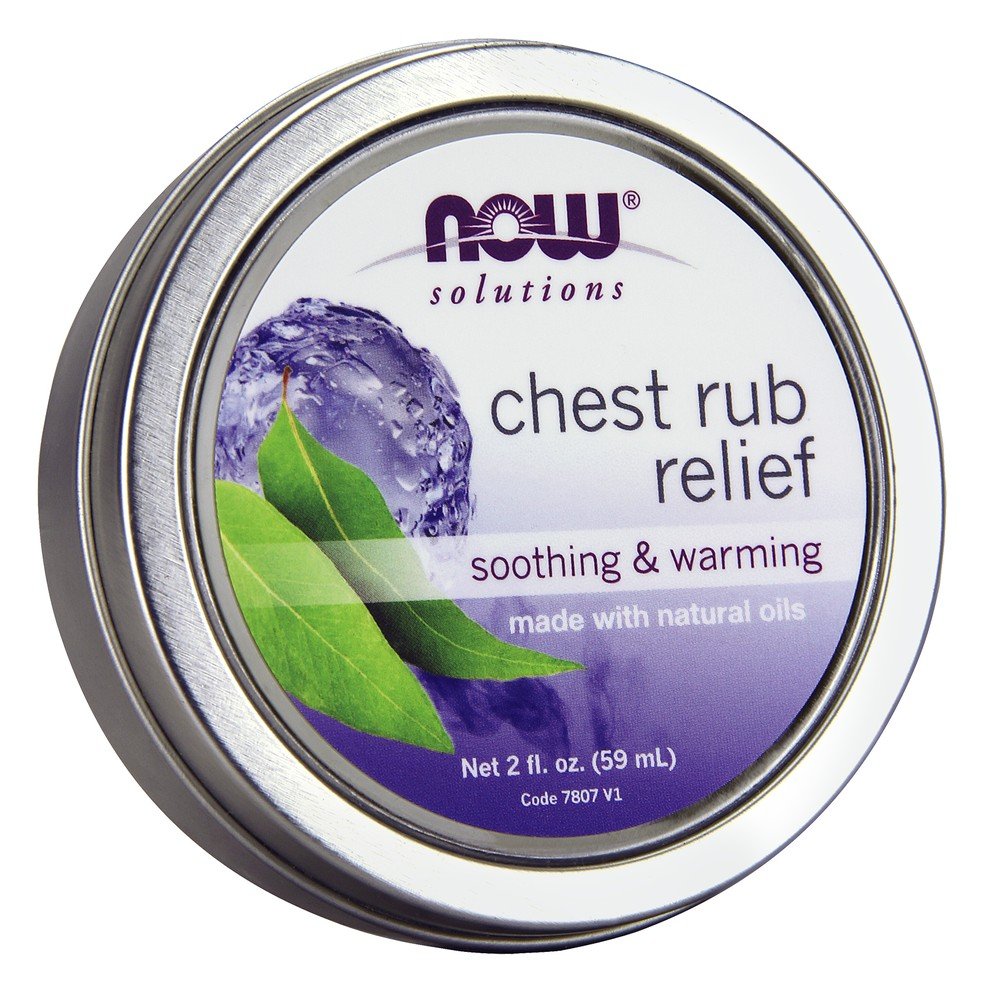 Now Foods Solutions Chest Rub Relief 2 oz Liquid