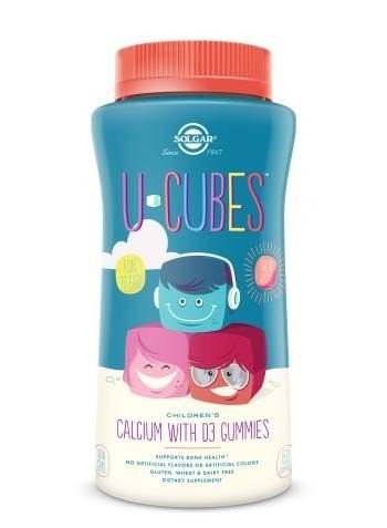 Solgar U-Cubes Children&#39;s Calcium with D3 Gummies 120 Gummy
