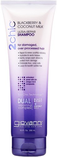 Giovanni 2chic Ultra Repair Shampoo with Blackberry & Coconut Milk 8.5 oz Liquid