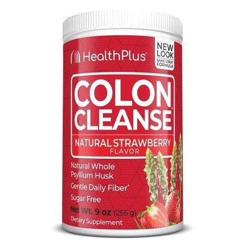 Health Plus Colon Cleanse All Natural Sweetened Strawberry/Stevia Powder 9 oz Powder