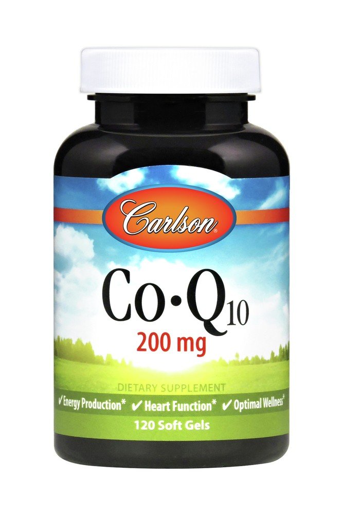 Carlson Laboratories Co-Q-10 200 mg 120 Softgel