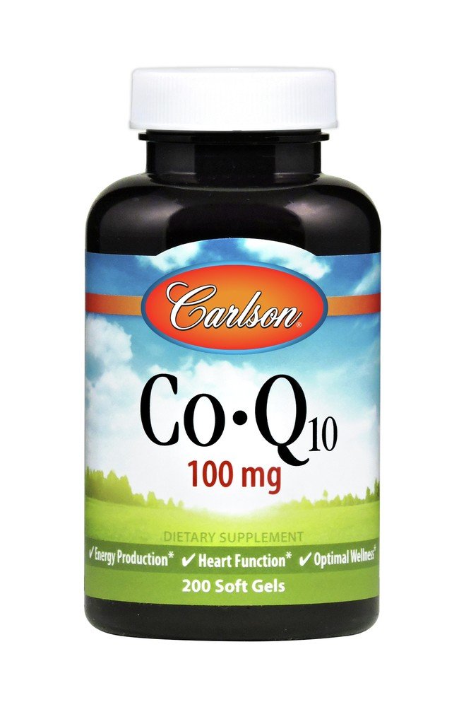 Carlson Laboratories Co-Q-10 100 mg 200 Softgel