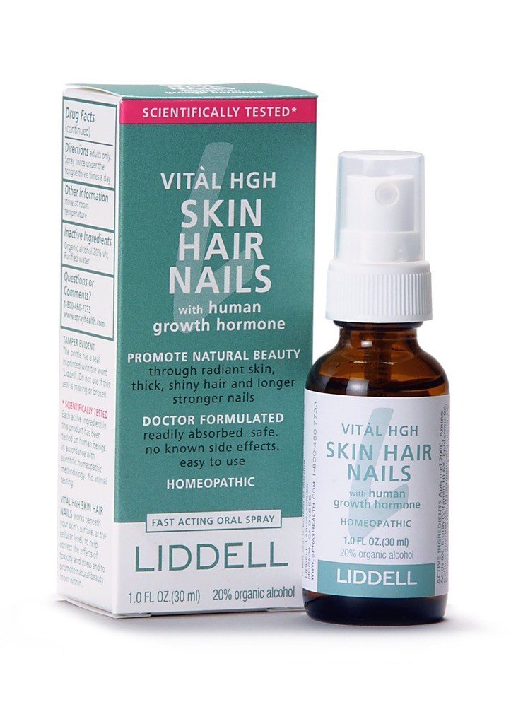 Liddell Homeopathic Vital Skin Hair Nails 1 oz Liquid