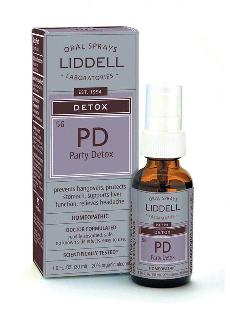 Liddell Homeopathic Party Detox 1 oz Liquid