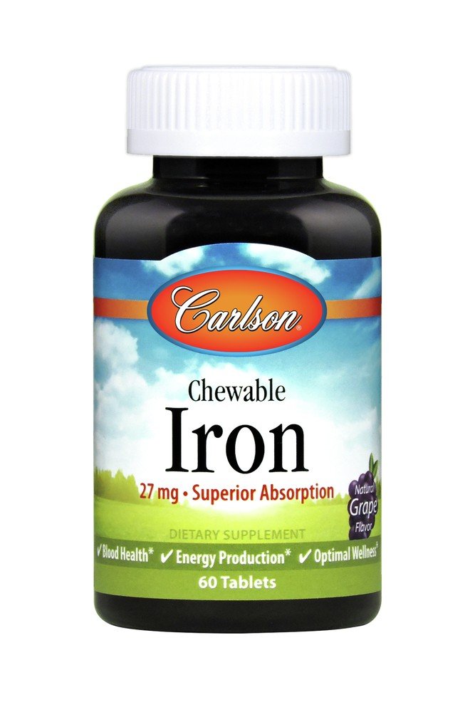 Carlson Laboratories Chew Iron 60 Tablet