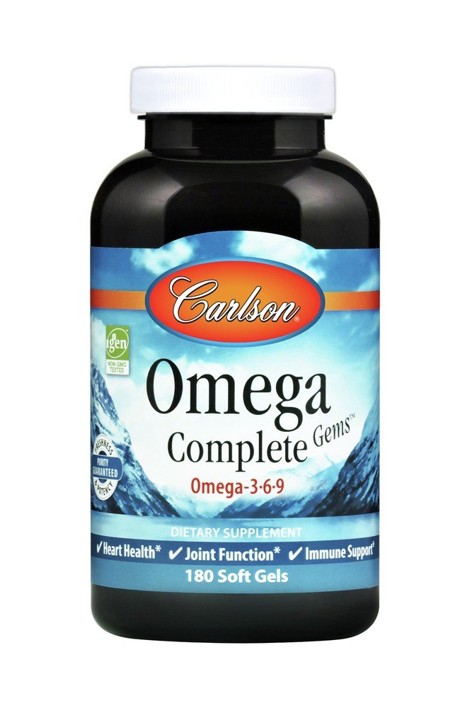 Carlson Laboratories Omega-3-6-9 180 Softgel