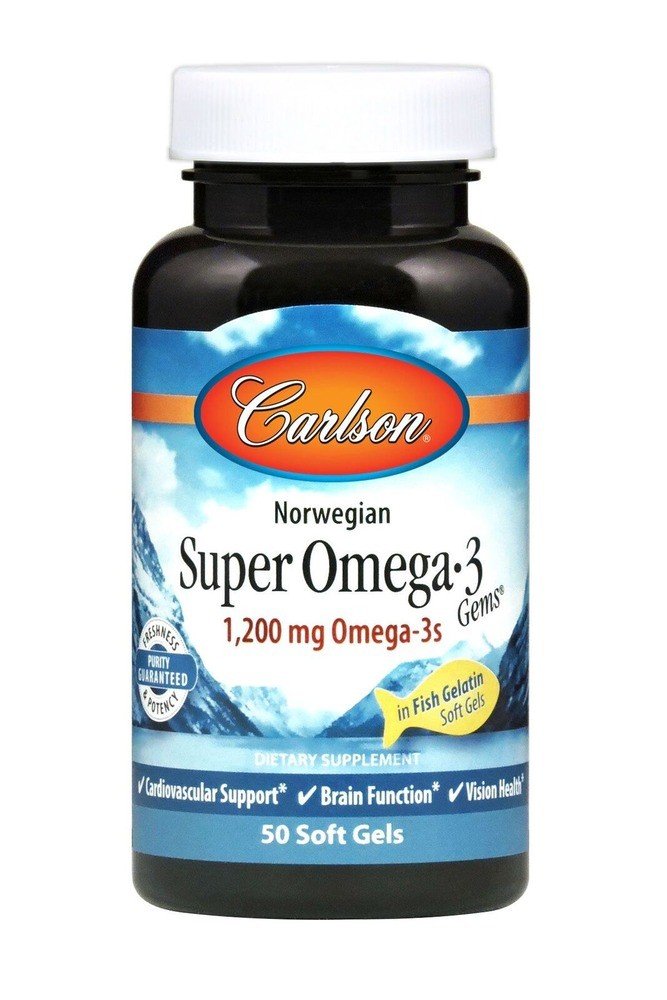 Carlson Laboratories Super Omega-3 Fish 50 Softgel