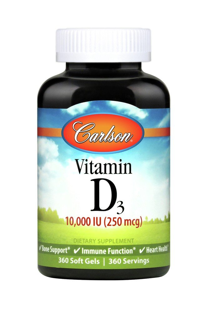Carlson Laboratories Vitamin D 10.000 IU 360 Softgel