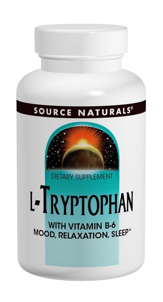 Source Naturals, Inc. L-Tryptophan with Vitamin B-6 1000 mg 90 Tablet