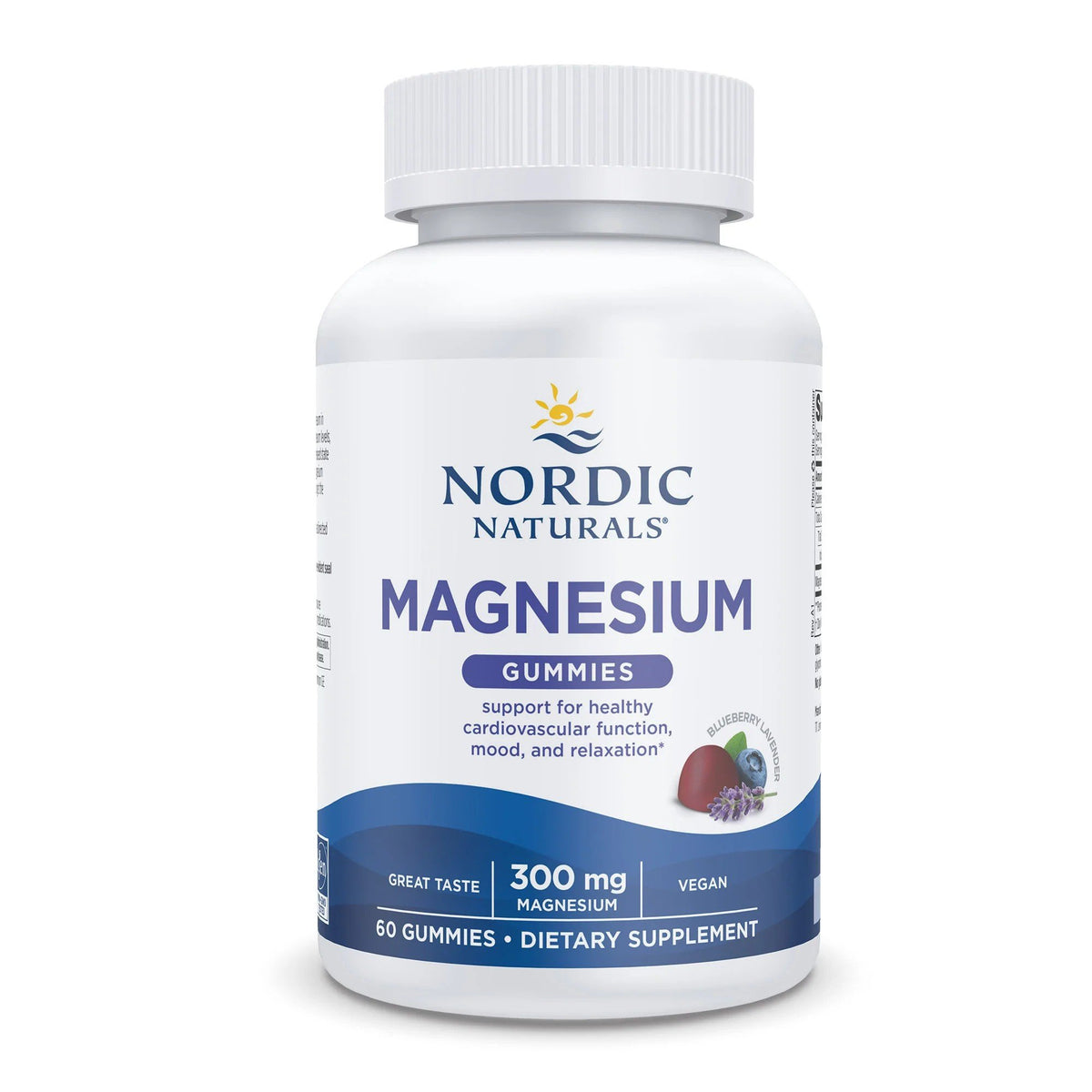 Nordic Naturals Magnesium Gummies Blueberry Lavender 60 Gummy