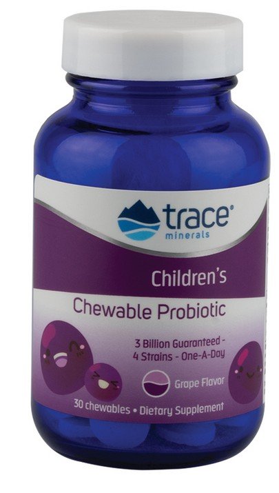 Trace Minerals Children's Chewable Probiotic 30 Chewable