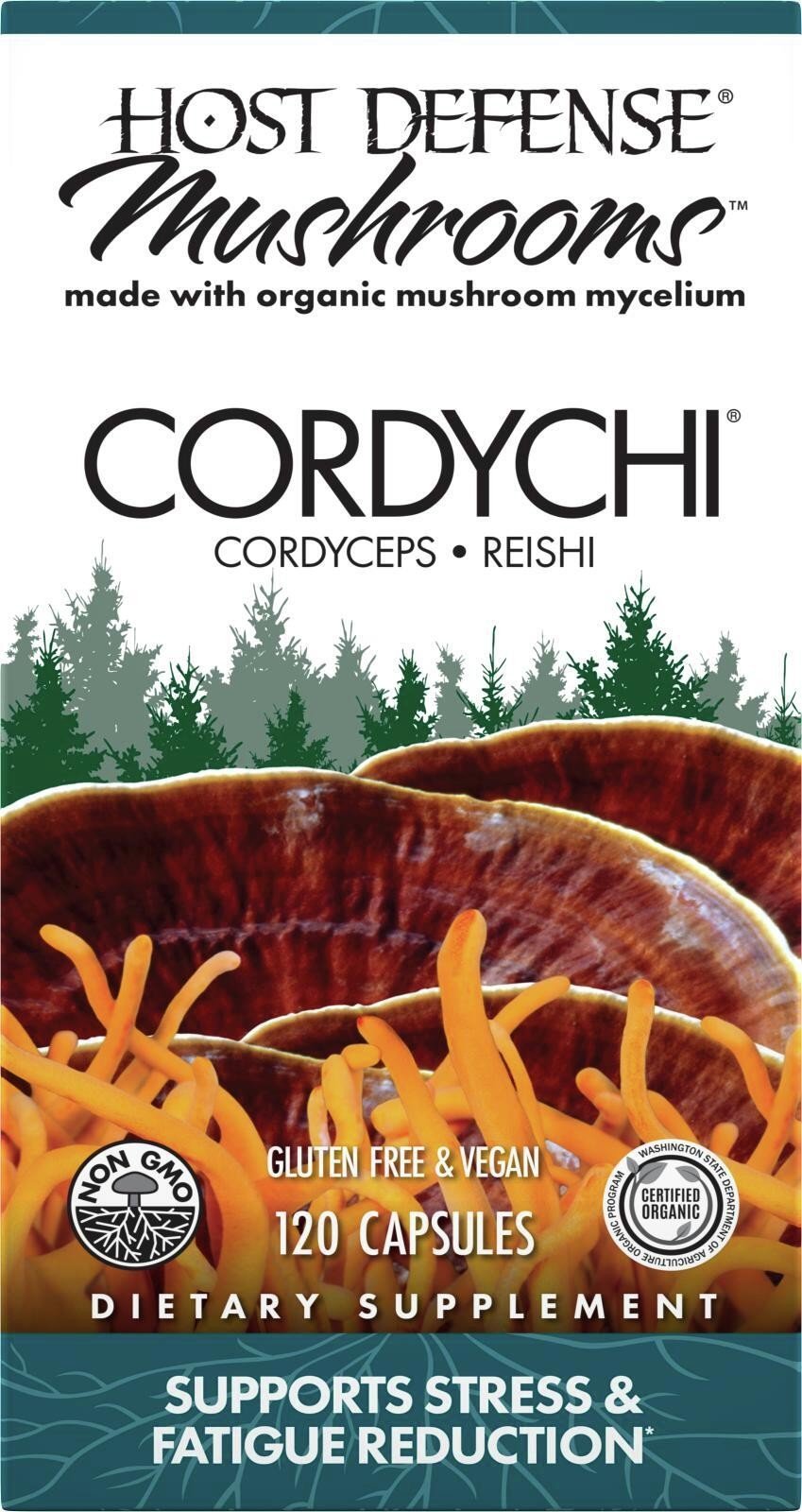 Fungi Perfecti/Host Defense CordyChi 120 VegCap