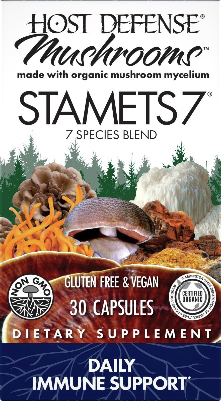 Fungi Perfecti/Host Defense Stamets 7 30 VegCap