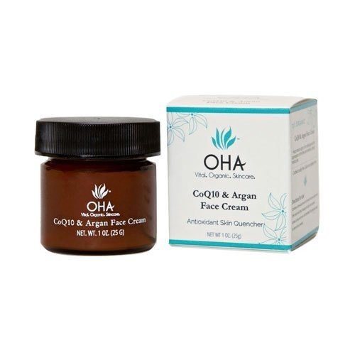 OHA Vital Organic Skincare CoQ10 &amp; Argan Face Cream 1 fl oz Cream