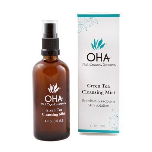 OHA Vital Organic Skincare Green Tea Cleansing Mist 4 fl oz Spray
