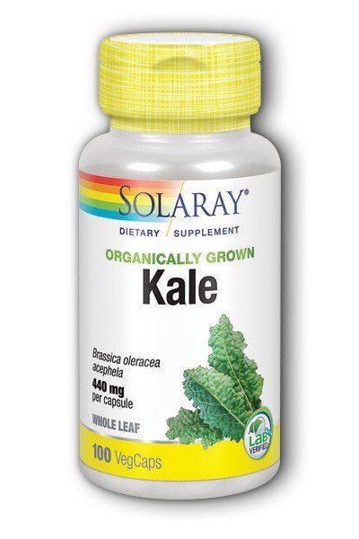 Solaray Kale Organically Grown 100 VegCap