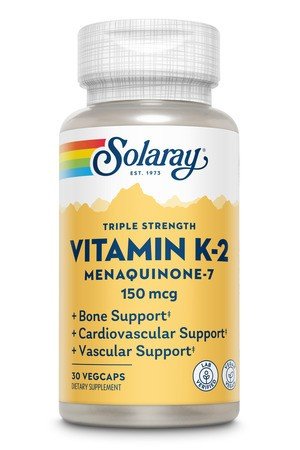 Solaray Vitamin K2 150 mcg 30 VegCap