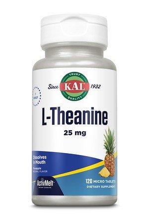 Kal L-Theanine 25 mg Pineapple 120 Sublingual Tablet