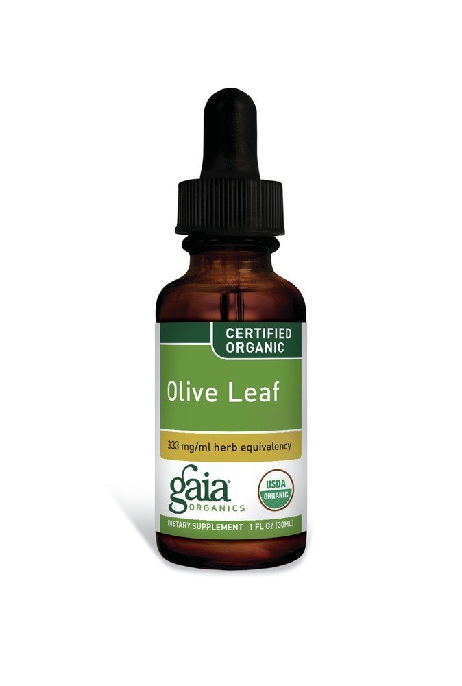 Gaia Herbs Organic Olive Leaf 1 oz Liquid