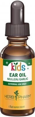 Herb Pharm Kids Ear Oil (Mullein/Garlic) 1 oz Liquid