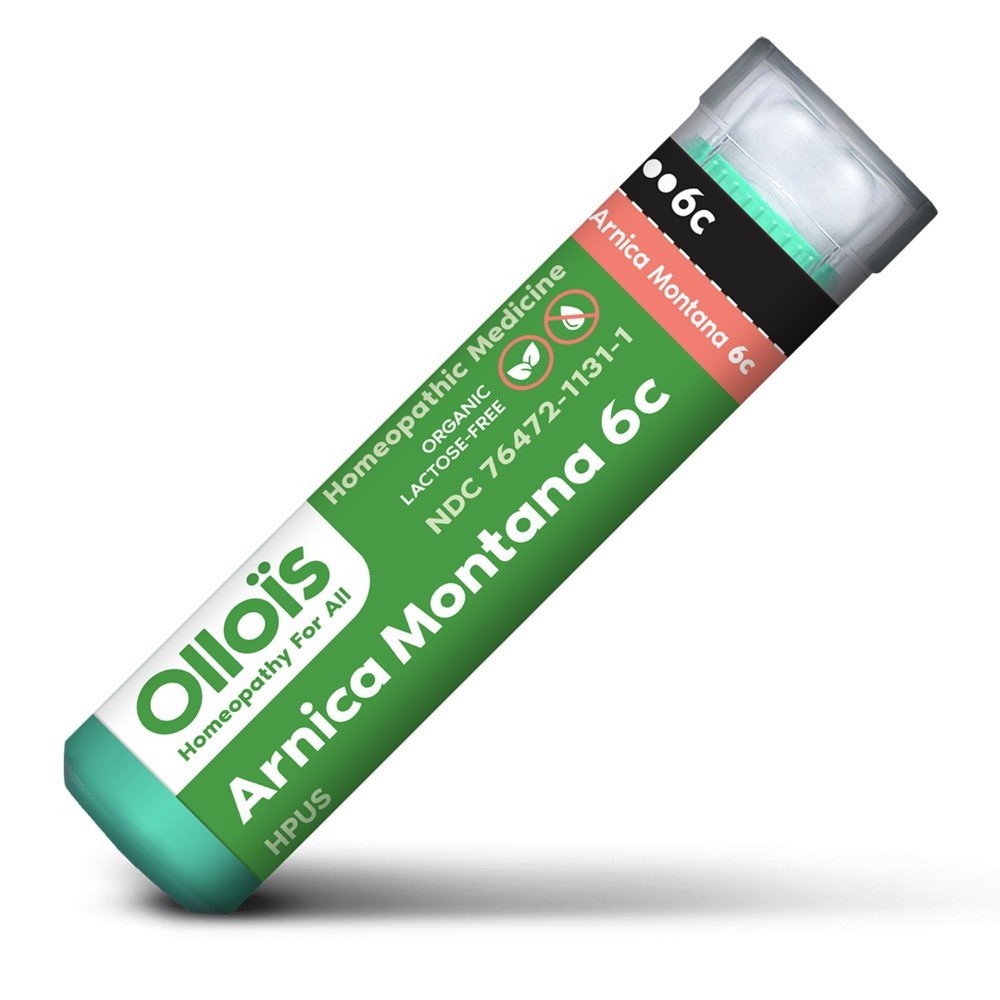Ollois Homeopathics Organic Lactose Free Arnica 6C 80 Pellet