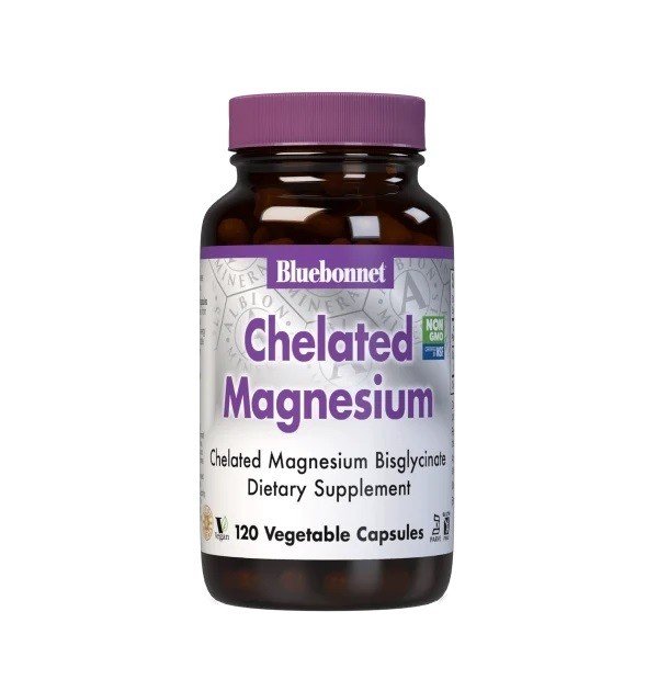 Bluebonnet Chelated Magnesium 120 VegCap