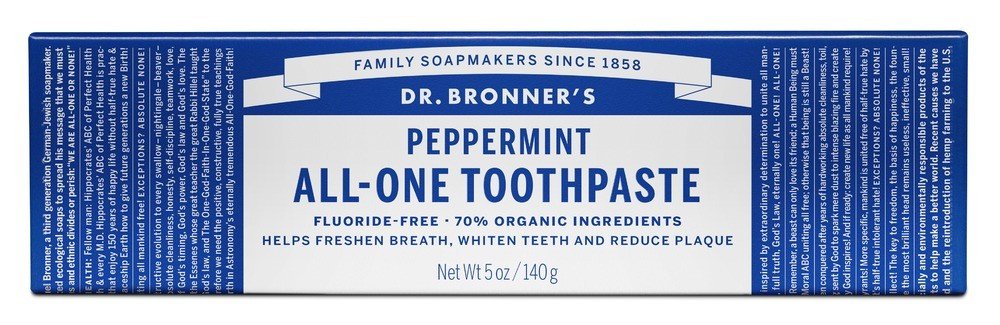 Dr. Bronner's Toothpaste Peppermint 5 oz Paste